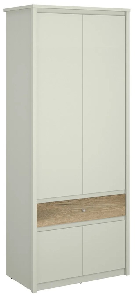 Ντουλάπα Δίφυλλη Karin Cashmere-Evoke Oak 87x50.5x210.5cm