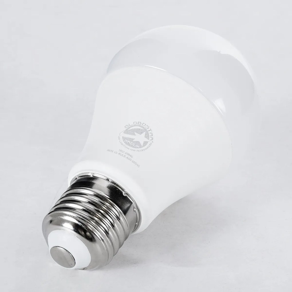 GloboStar 60046 Λάμπα LED E27 A60 Γλόμπος 10W 970lm 260° AC 220-240V IP20 Φ6 x Υ11cm Φυσικό Λευκό 4500K Dimmable - 3 Years Warranty - 60046