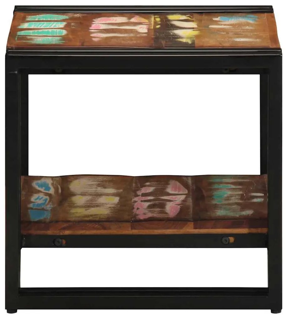 vidaXL Τραπεζάκι σαλονιού 40 x 40 x 38 cm Στερεό Ανακτηθέν Ξύλο