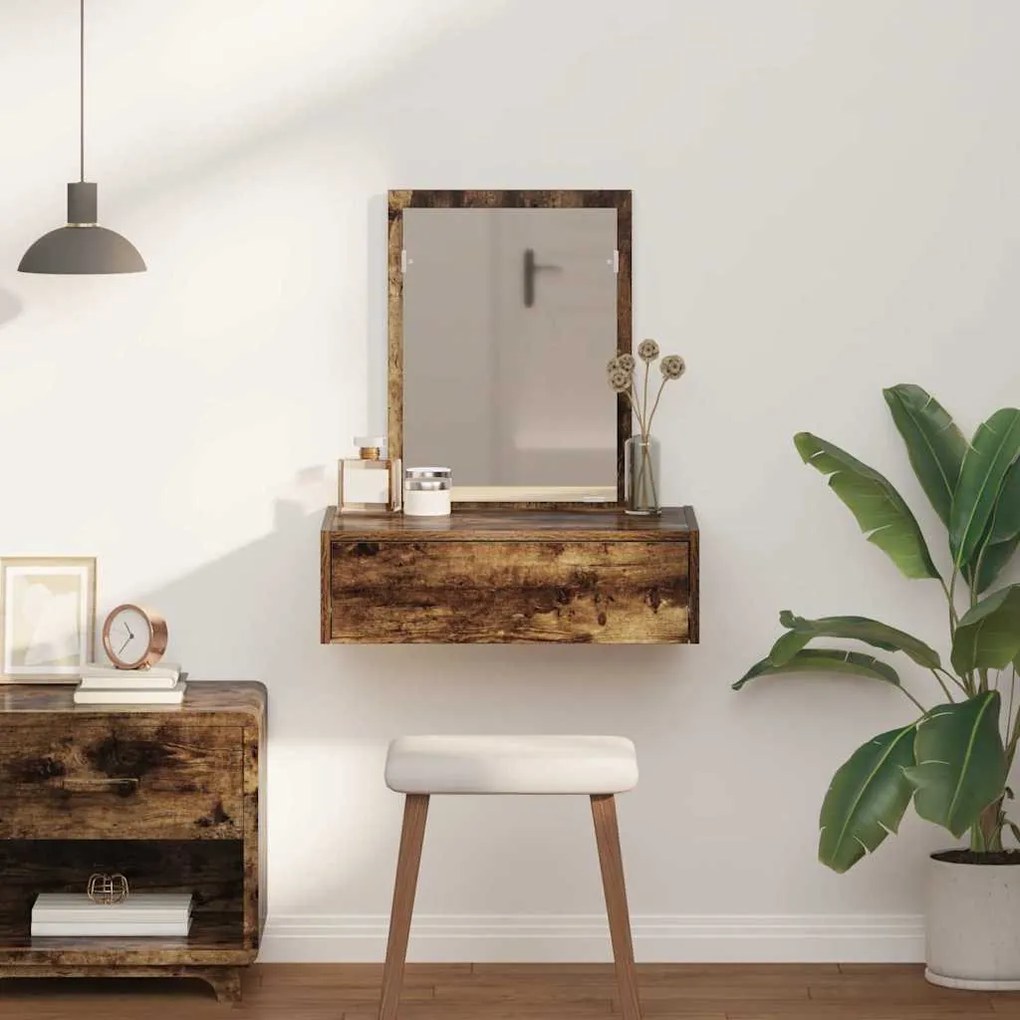 vidaXL Τραπέζι περιποίησης Καφέ 60 x 40 x 70 εκ. Επεξεργασμένο ξύλο