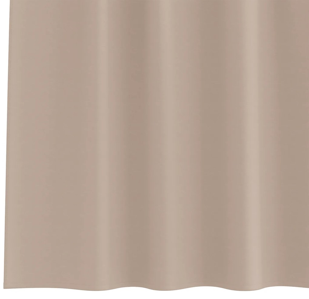 vidaXL Κουρτίνες με κουρτίνες 2 pcs Taupe 245 x 140 εκ. Πολυεστέρας