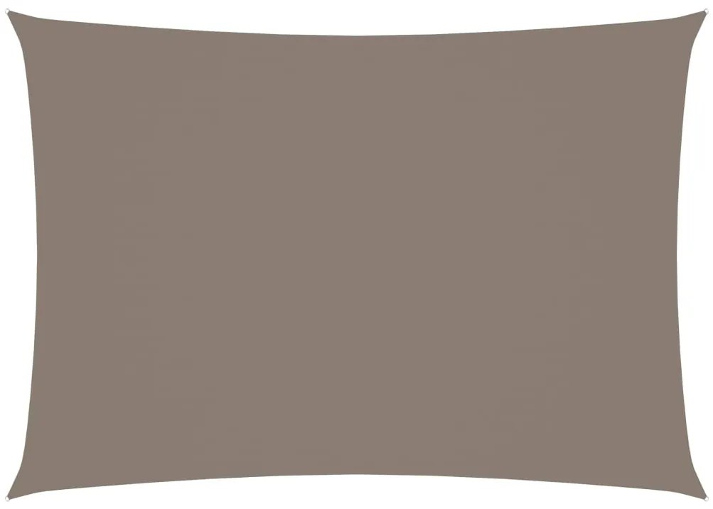 vidaXL Πανί Σκίασης Ορθογώνιο Taupe 2,5 x 4 μ. από Ύφασμα Oxford