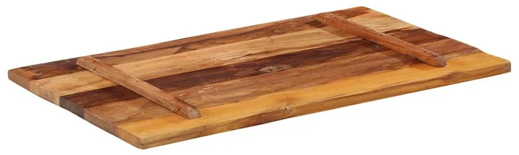 vidaXL Επιφάνεια Τραπεζιού Ορθ. 60x100 εκ 25-27 χιλ Μασίφ Ανακ. Ξύλο