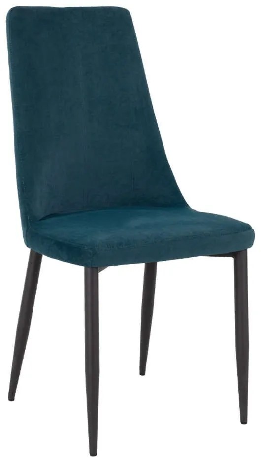 Καρέκλα Alta 03-0779 47x58,5x96cm Emerald-Black Μέταλλο,Ύφασμα