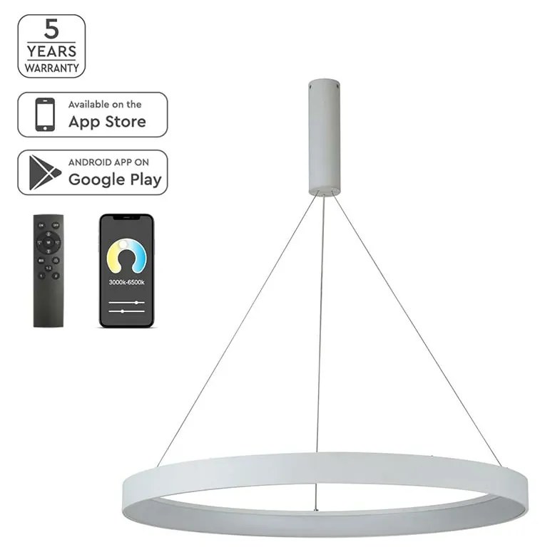 Φωτιστικό Κρεμαστό Home Lighting Amaya 77-8142 Λευκό Smart