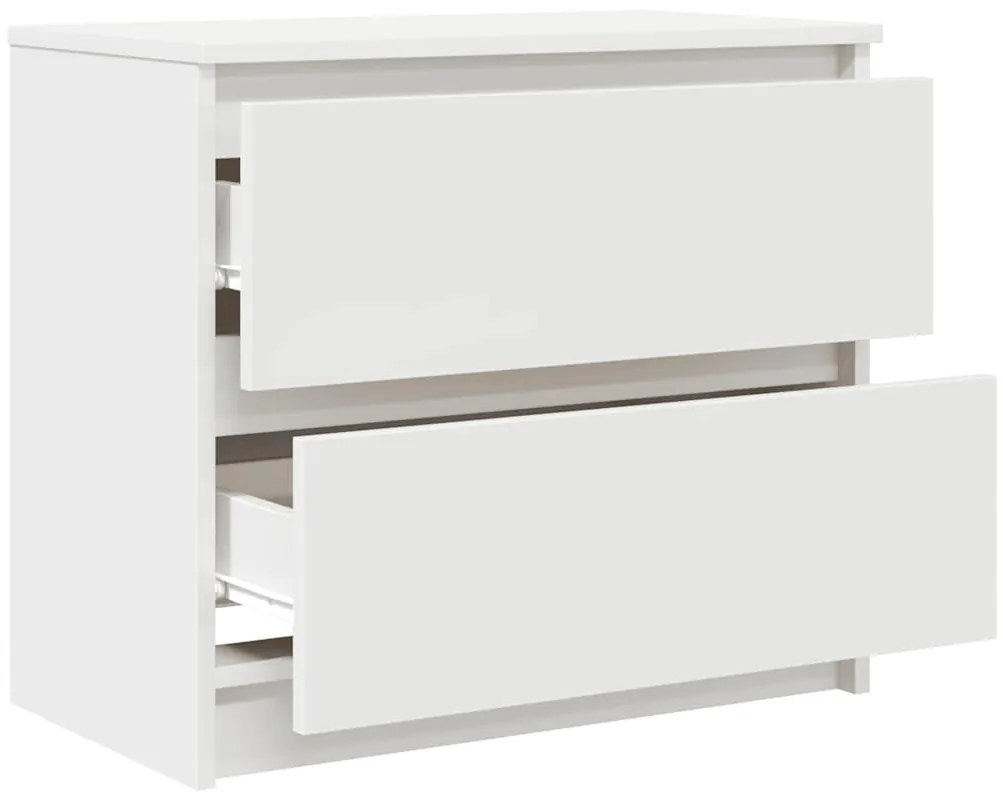 ντουλάπι τηλεόρασης vidaXL Λευκό 60x35x54 cm Κατασκευασμένο ξύλο
