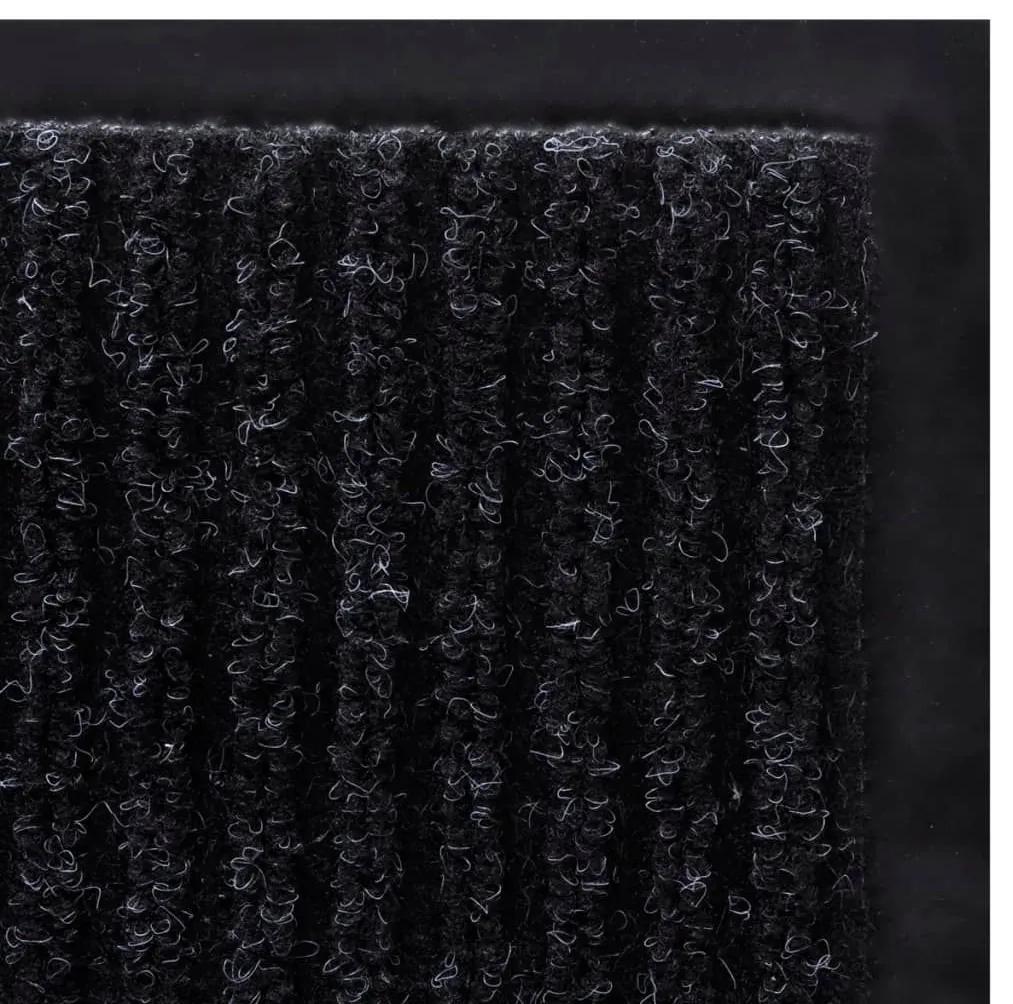 Πατάκι Εισόδου Μαύρο 120 x 180 εκ. από PVC - Μαύρο