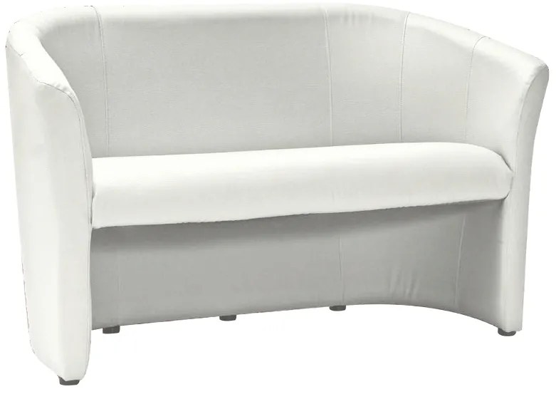 Καναπές TM-2 126x60x76 εκ χρώμα Λευκό EK-26/Wenge DIOMMI TM2BIP DIOMMI-80-2304