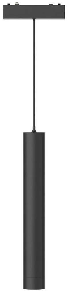 Φωτιστικό Κρεμαστό Μαγνητικής Ράγας Ultra-Thin T04401-BL Φ3x30cm Led 480lm 6W 3000K Black Inlight