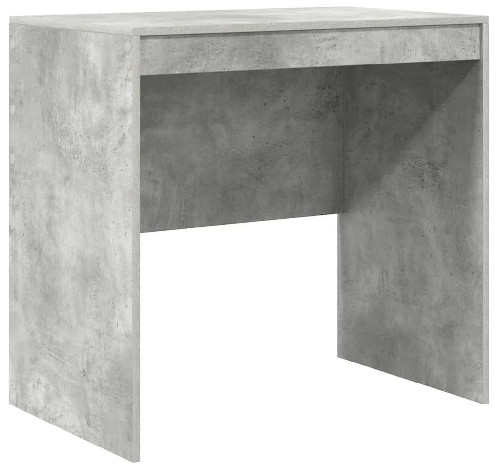 vidaXL Γραφείο Γκρι σκυροδέματος 80 x 50 x 76 εκ. Επεξεργασμένο ξύλο