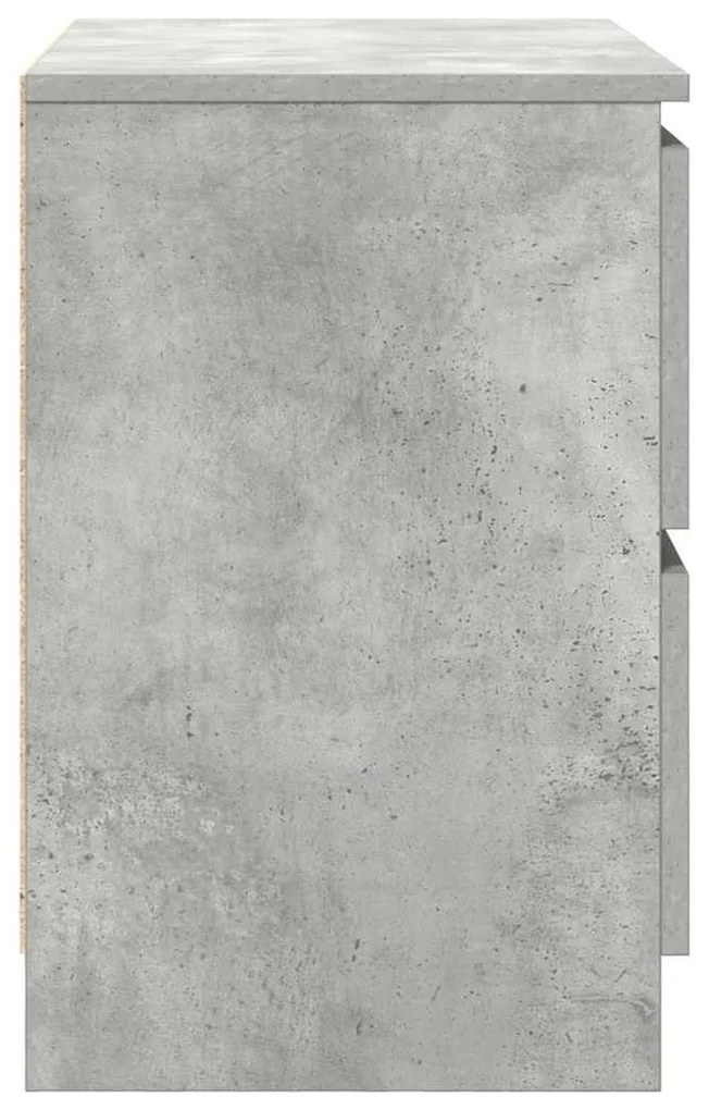 Έπιπλο Τηλεόρασης Γκρι Σκυροδέματος 60x35x54 εκ. Επεξεργ. Ξύλο - Γκρι