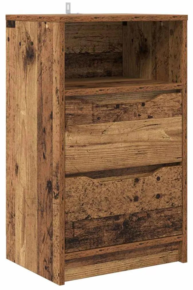 vidaXL Κομοδίνο Παλιό Ξύλο 40 x 30 x 467 εκ Επεξεργασμένο ξύλο