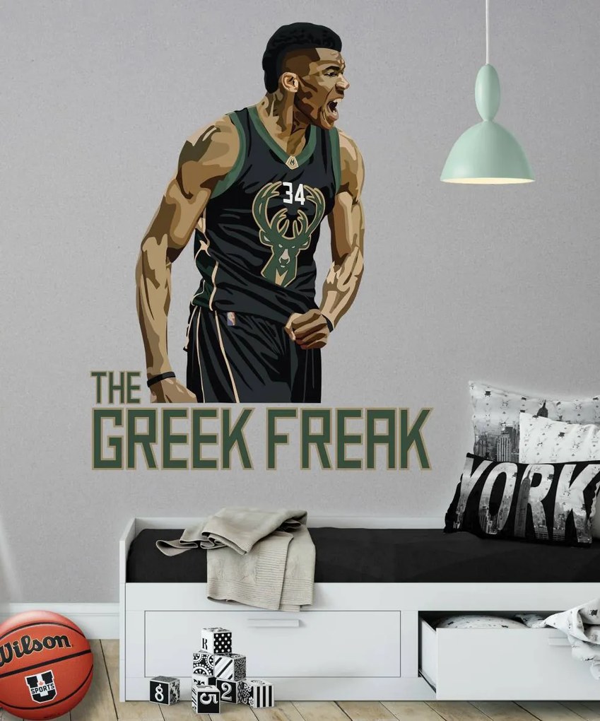 Αυτοκόλλητο τοίχου Greek Freak Antetokounmpo SP60 70cm