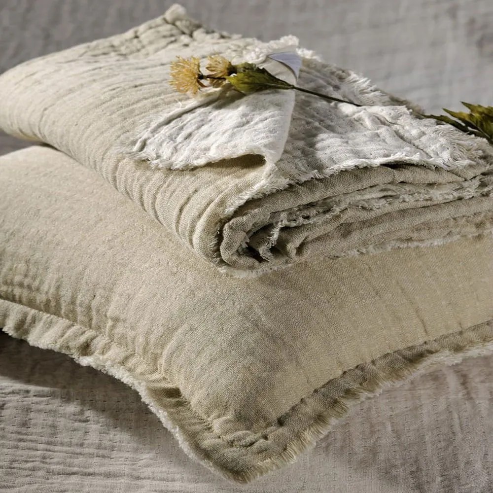 Ριχτάρι 70-0462 130Χ160 Beige Down Town Πολυθρόνα 130x160cm Cotton-Linen
