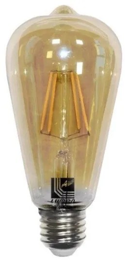 Λαμπτήρας LED E27 6W Αβοκάντο Μελί Θερμό 2200k 600lm 13-2764600 Lumen Adeleq-13-2764600-Μελί 13-2764600