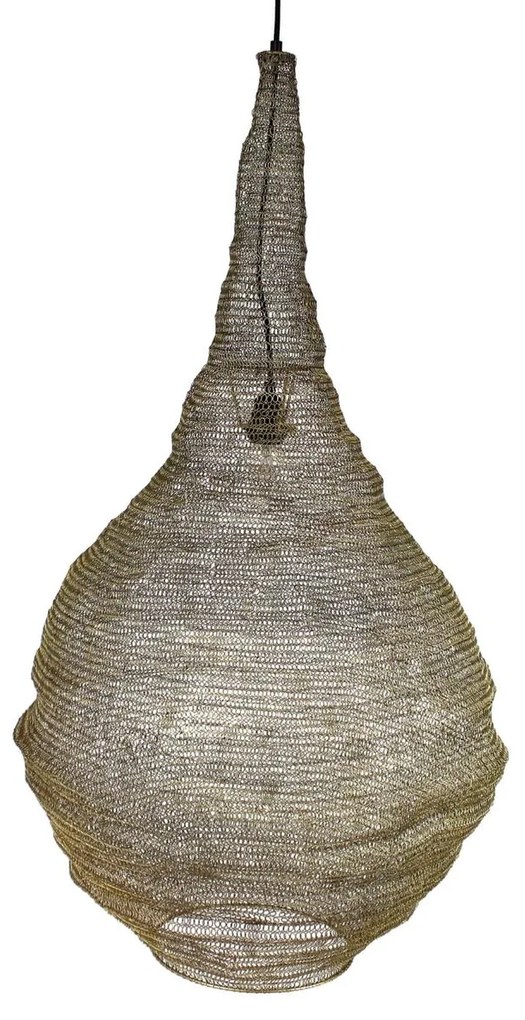Φωτιστικό Κρεμαστό ArteLibre Χρυσό Μέταλλο 61x61x97cm-05156706