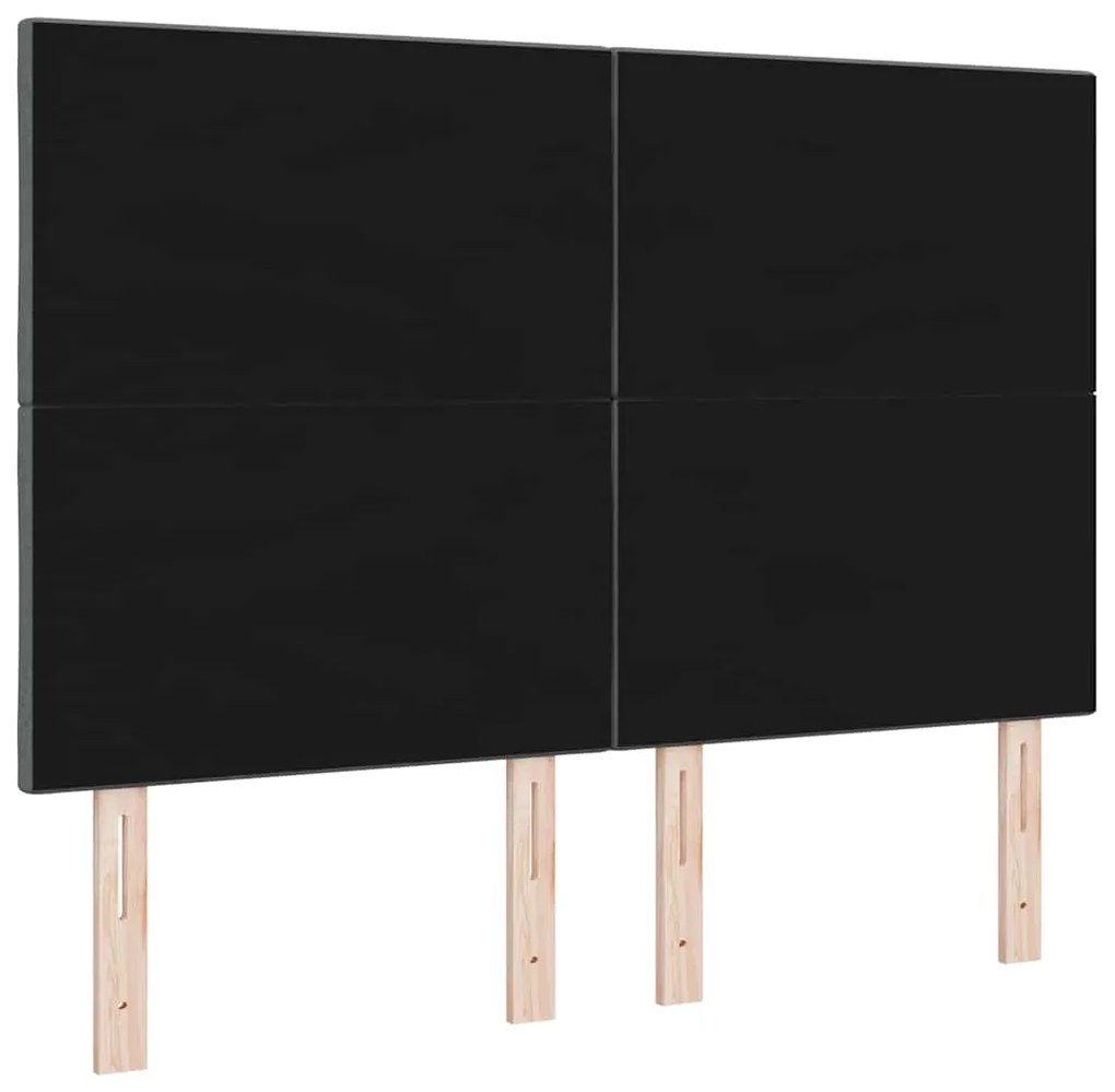 vidaXL Υφασμάτινο Κεφαλάρι Geometric Σκούρο γκρι 160 cm ύφασμα