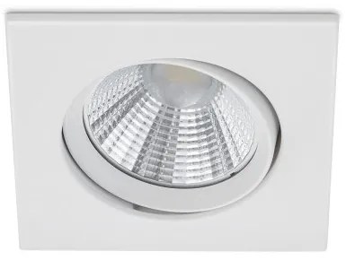 Χωνευτό Σποτ Φωτιστικό Οροφής LED 5,5W Τετράγωνο Περιστρεφόμενο ΙΡ23 Dimmable 36 Μοίρες Pamir Trio Lighting-650410131-Λευκό 650410131