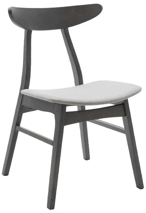 Tραπεζαρία Benson - Orlean pakoworld σετ 7τμχ rustic grey - ύφασμα γκρι 150x90x75εκ