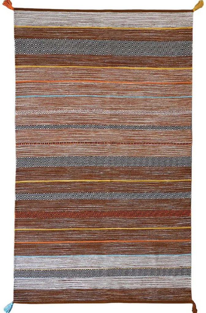 Χαλί Antique Kilim 6080 Χειροποιήτο Beige-Brown New Plan 160X230cm