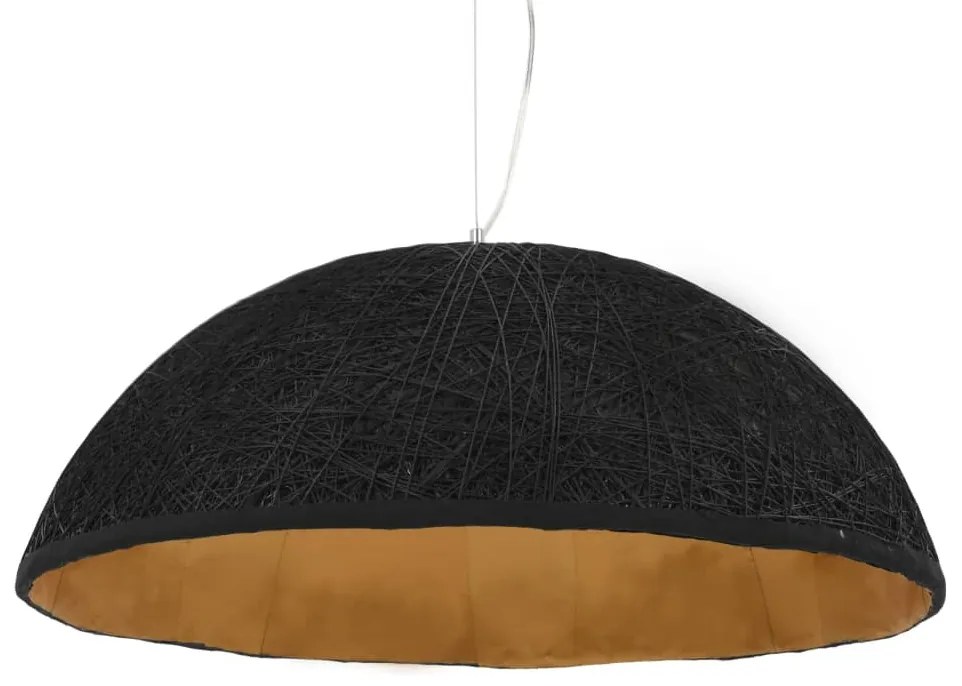 vidaXL Κρεμαστό Φωτιστικό Μαύρο / Χρυσό Ø70 εκ. E27