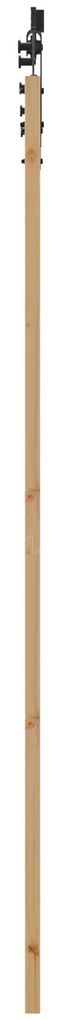 vidaXL Συρόμενη Πόρτα με Σετ Εξαρτημάτων 78x232 cm Μασίφ Ξύλο Πεύκου