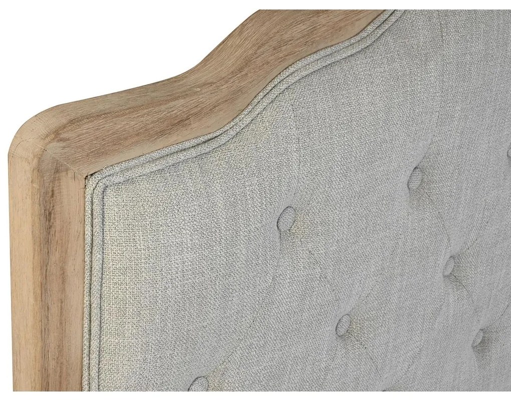 Κεφαλάρι κρεβατιού DKD Home Decor Ανοιχτό Γκρι Eik 180 x 10 x 120 cm
