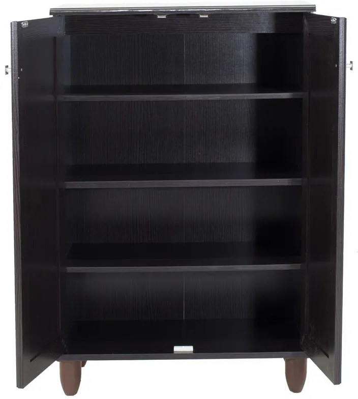 Παπουτσοθήκη-ντουλάπι SANTO 10 ζεύγων χρώμα wenge 60x34,5x91,5εκ 60x34.5x91.5 εκ.