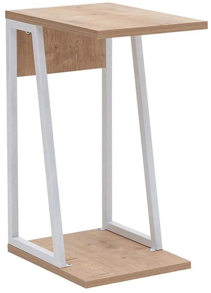 Τραπεζάκι Βοηθητικό Lissa 550ARN3439 30x42x56,8cm White-Oak