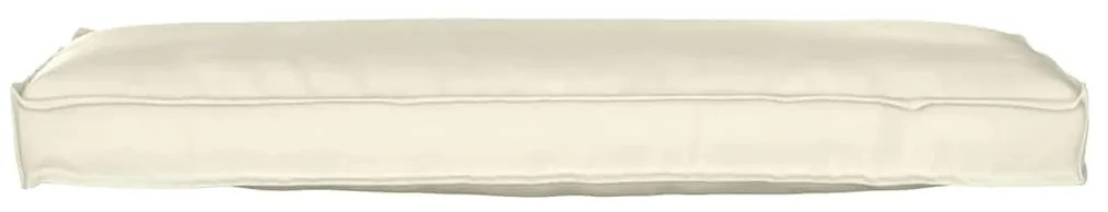 vidaXL Σετ Μαξιλαριών Πάγου 2 pcs Κρεμ 120 x 40 x 8 εκ Ύφασμα Oxford