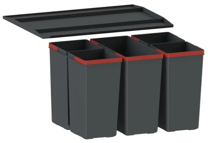 Franke Easysort 600-1-4 Εργονομικός Κάδος Απορριμάτων 42lt