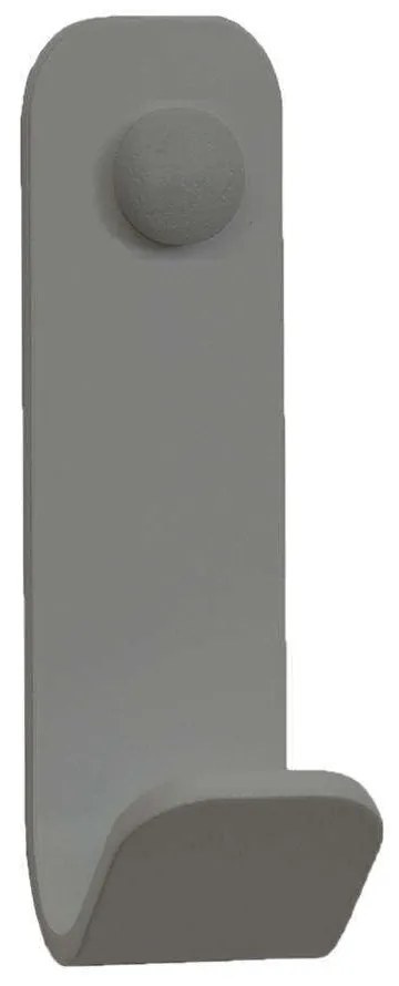 Άγκιστρο Μπάνιου Μονό 15-163 5x5x13cm Matte Concrete Grey Pam&amp;Co Stainless Steel