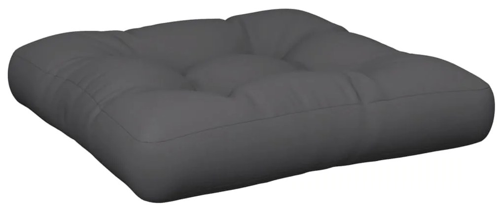 vidaXL Μαξιλάρι Παλέτας Ανθρακί 50 x 50 x 12 εκ. Υφασμάτινο