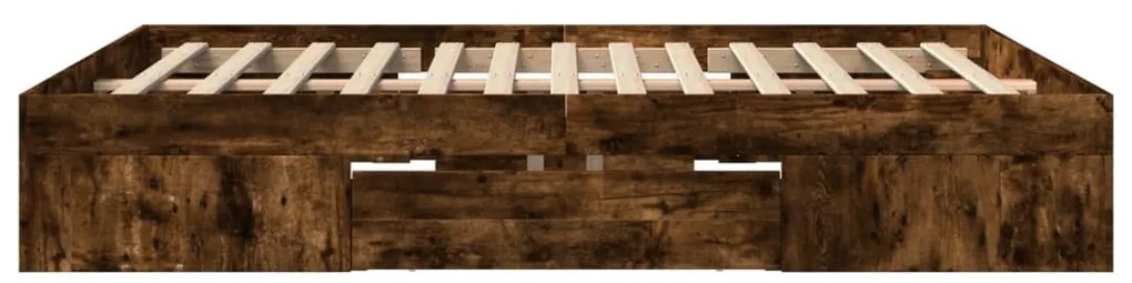 vidaXL Πλαίσιο κρεβατιού χωρίς στρώμα 160x200 εκ. Επεξεργασμένο Ξύλο