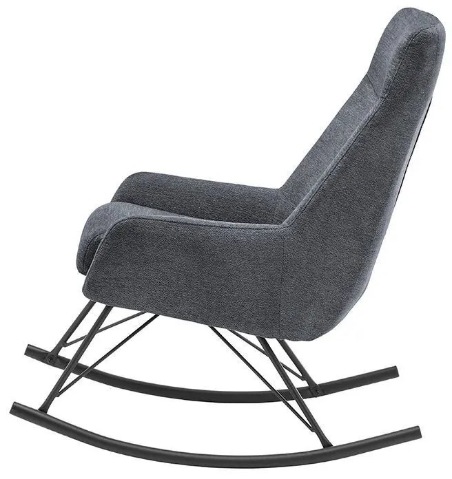Καρέκλα Relax Κουνιστή Ανθρακί 63x98x98 cm
