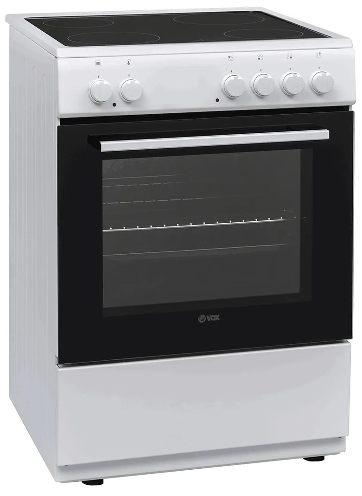 Κουζίνα Ηλεκτρική Κεραμική 72lt Π60cm Λευκό VOX EHB 6000 WBF