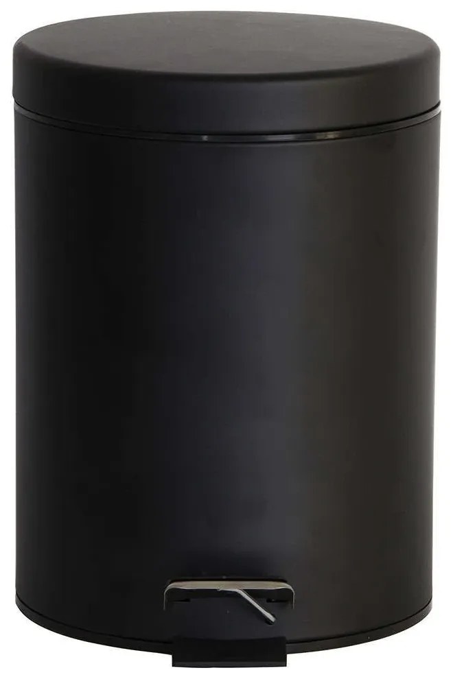 Κάδος Απορριμμάτων Classic 02-3791 Μαύρος Ματ 5Lt Estia Metal