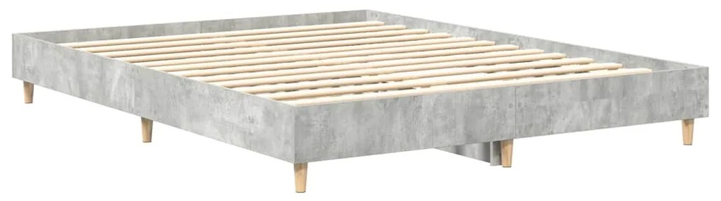 vidaXL Πλαίσιο κρεβατιού χωρίς στρώμα 150x200 εκ. Επεξεργασμένο Ξύλο