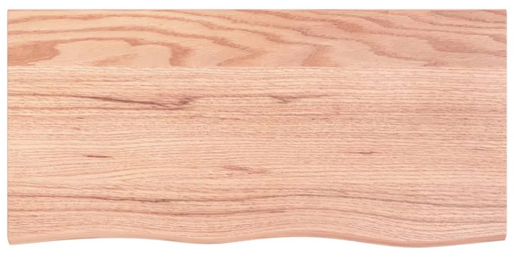 vidaXL Πάγκος Μπάνιου Αν. Καφέ 100x50x(2-6) εκ. Επεξεργ. Μασίφ Ξύλο