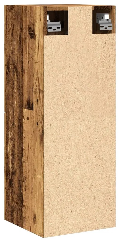 vidaXL Ντουλάπι Μπάνιου Κρεμαστό Παλ. Ξύλο 30x30x80 εκ. από Επ. Ξύλο