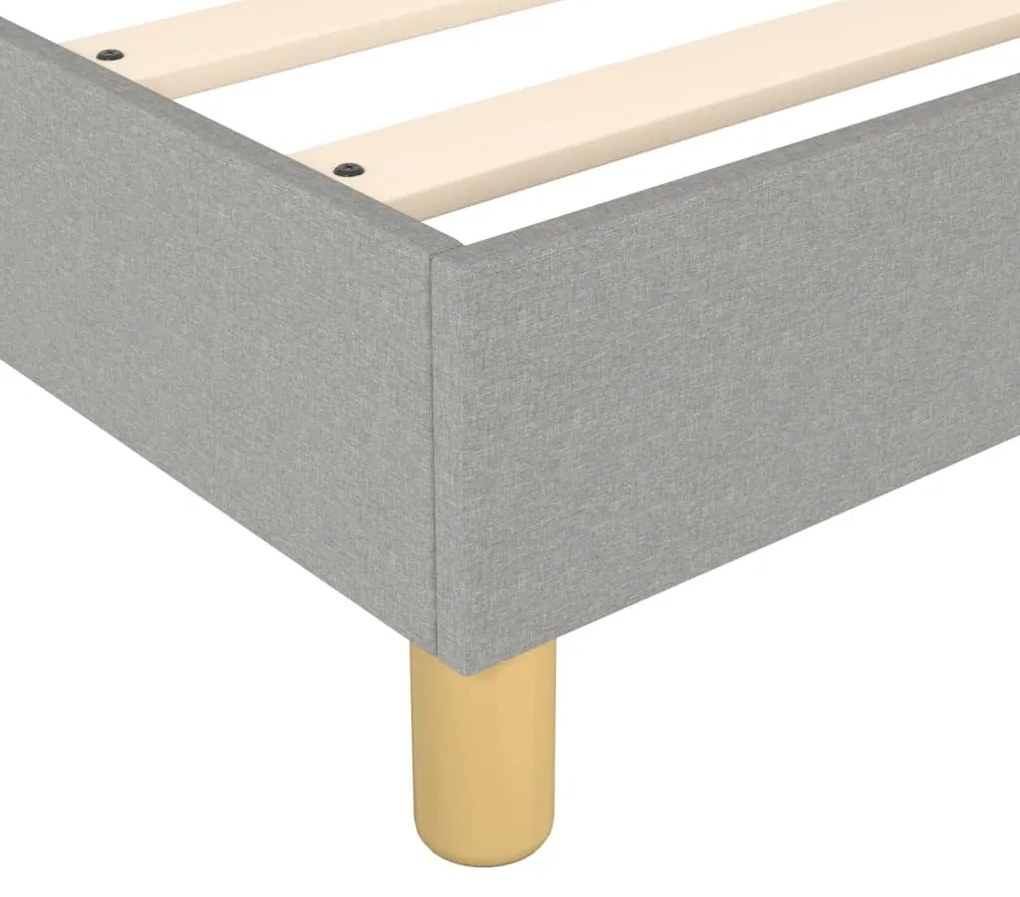 ΚΡΕΒΑΤΙ BOXSPRING ΜΕ ΣΤΡΩΜΑ ΑΝΟΙΧΤΟ ΓΚΡΙ 90X190 ΕΚ. ΥΦΑΣΜΑΤΙΝΟ 3144482