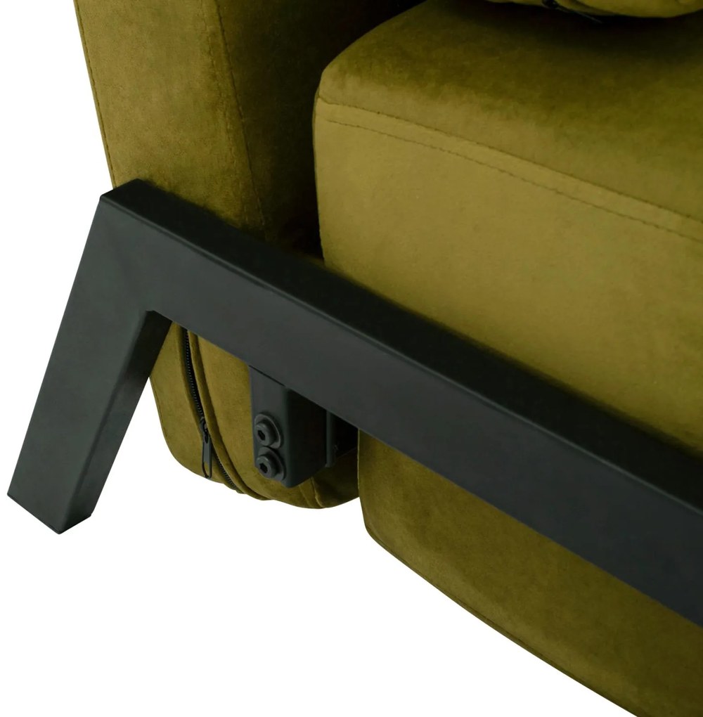 Πολυθρόνα - Κρεβάτι CONSTANCE C3078.13 Βελούδο Λαδί 95x92x66Υ εκ. 95x92x66 εκ.