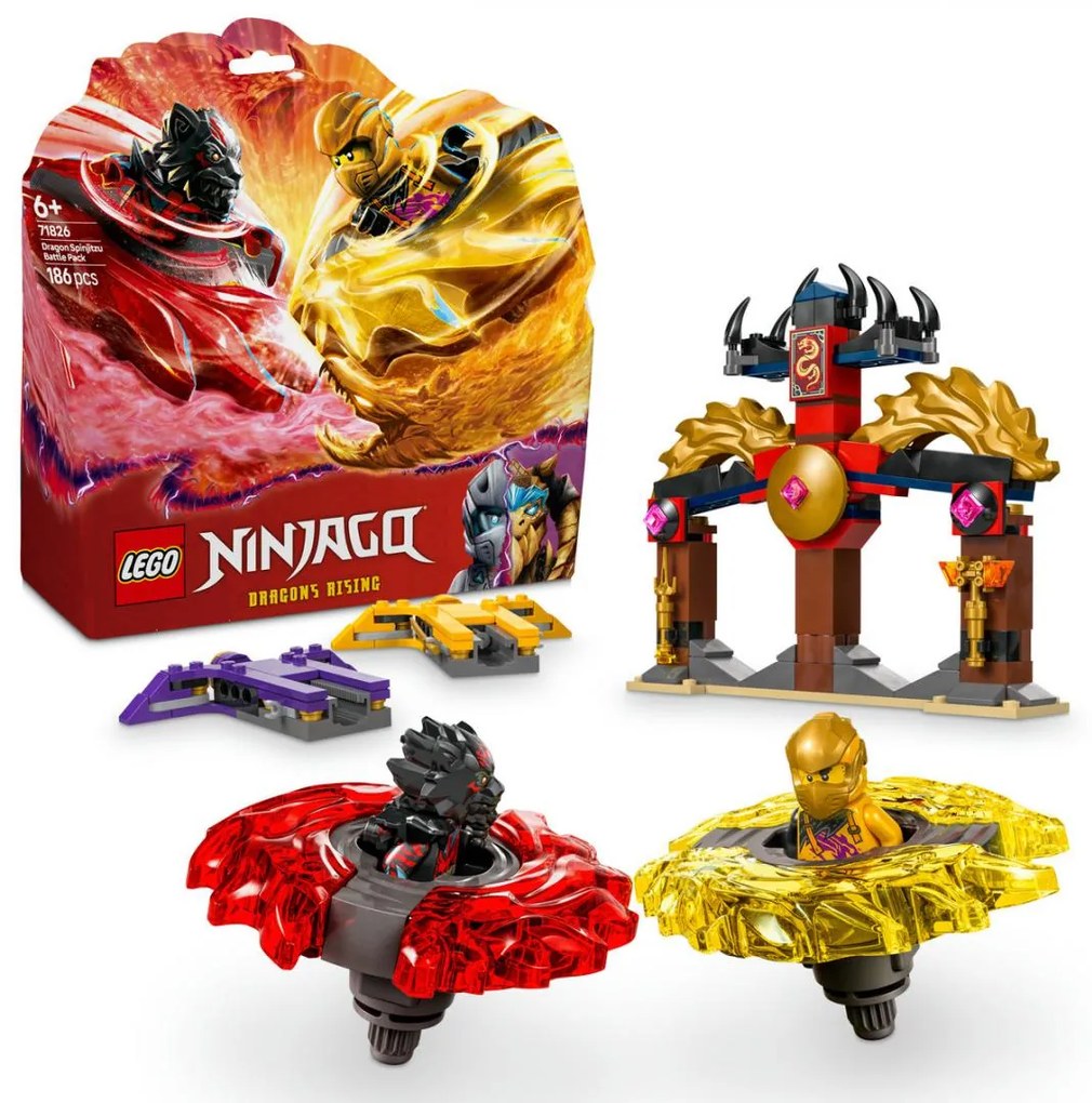 Lego 71826 Ninjago Dragon Spinjitzu Battle Pack για 6+ Ετών 186τμχ