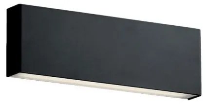 Απλίκα Φωτιστικό Τοίχου HUGO LED 12W μεταλλικό Viokef 4243601 Μαύρο