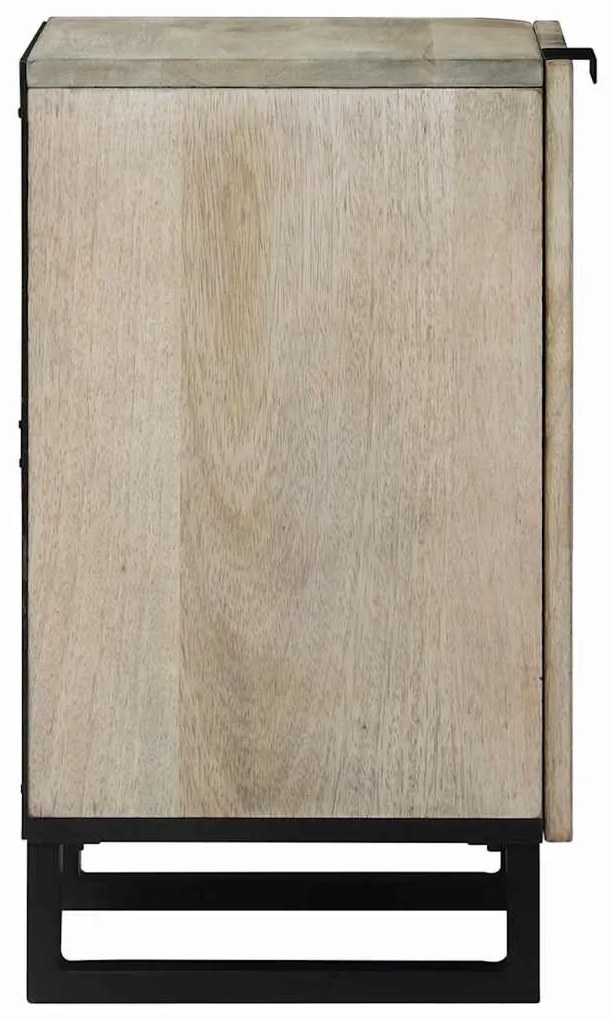 vidaXL Ντουλάπι Μπάνιου με ράφι Καφέ και Μαύρο 38 x 33.5 x 58 εκ.