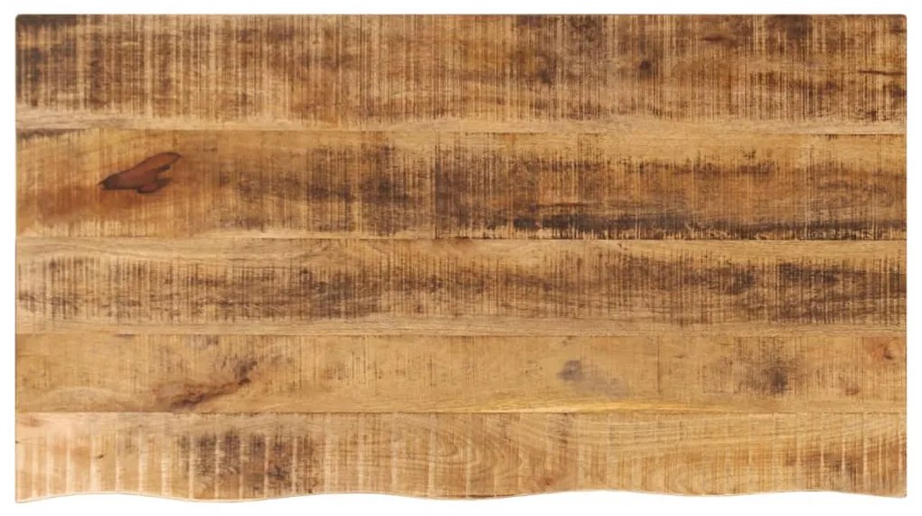 vidaXL Επιφάνεια Τραπεζιού 110x60x2,5 εκ. Live Edge Μασίφ Ξύλο Μάνγκο