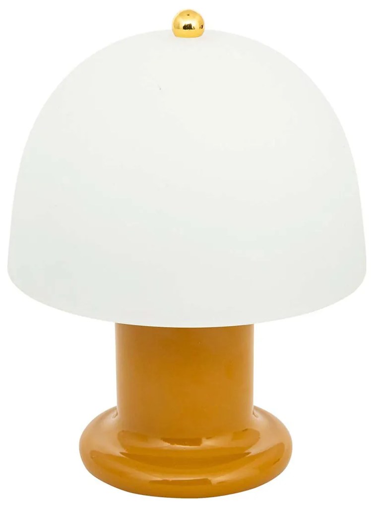 Πορτατίφ LED Με Μπαταρία (Φ16x21) A-S Rick Yellow 202641B