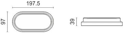 Απλίκα LED 56-23 x 10,4 x 3,9 εκ.