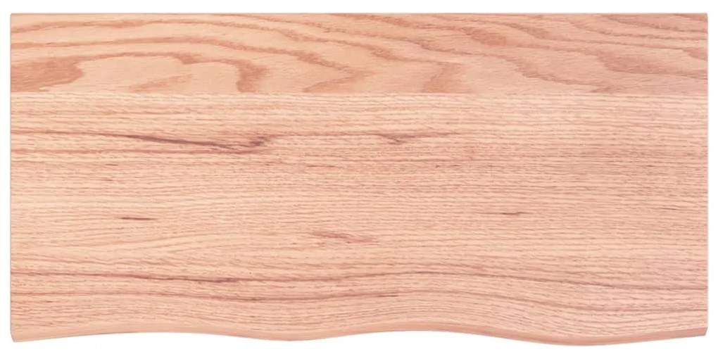 vidaXL Πάγκος Μπάνιου Αν. Καφέ 100x50x(2-4) εκ. Επεξεργ. Μασίφ Ξύλο