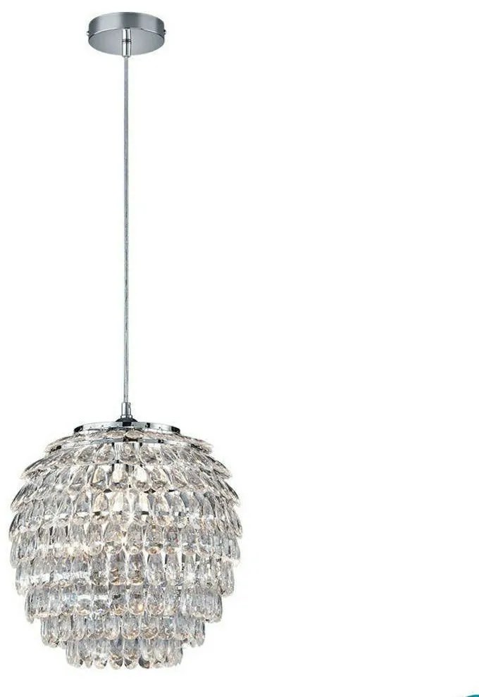 Φωτιστικό Οροφής Petty R30451906 1xE27 60W Φ35 160cm Chrome RL Lighting Metal
